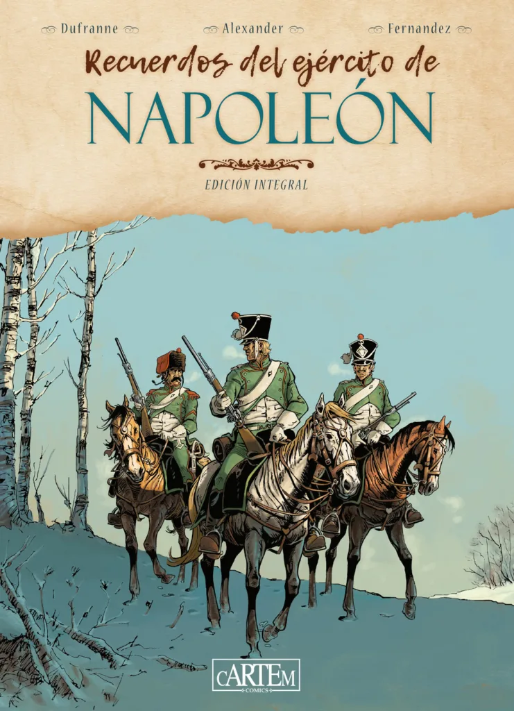 recuerdos ejército Napoleón cubierta