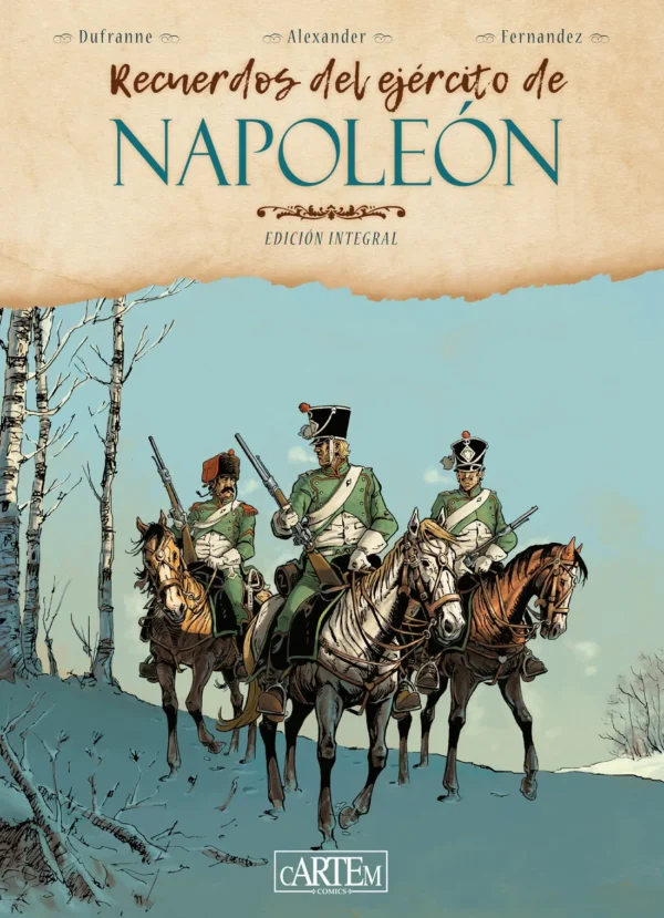 recuerdos ejército Napoleón cubierta